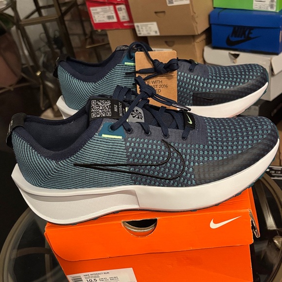 Nike Interact Run Road Running Shoes College Navy Blue FD2291-403 Men’s Sizes main image 8